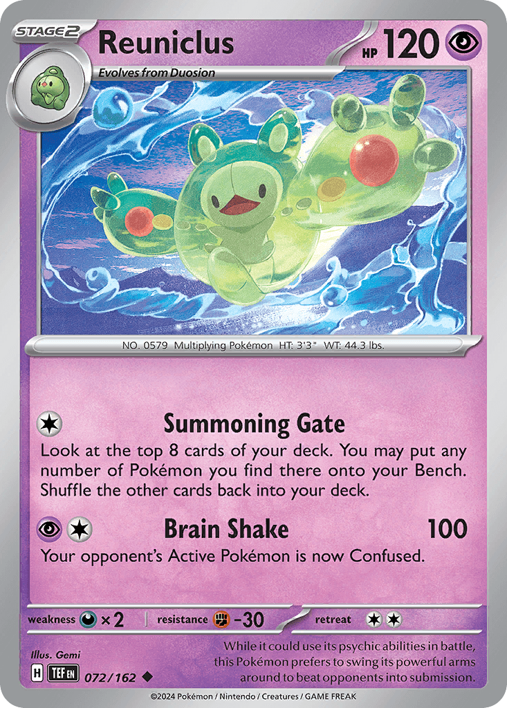 Reuniclus 72 — Scarlet & Violet: Temporal Forces