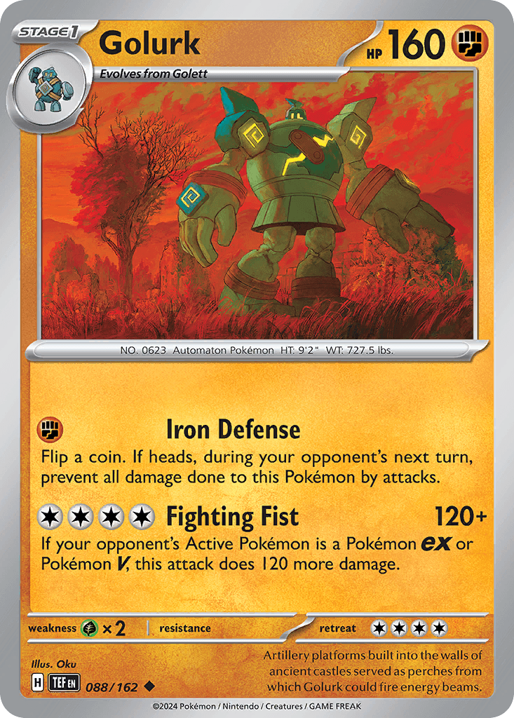 Golurk 88 — Scarlet & Violet: Temporal Forces