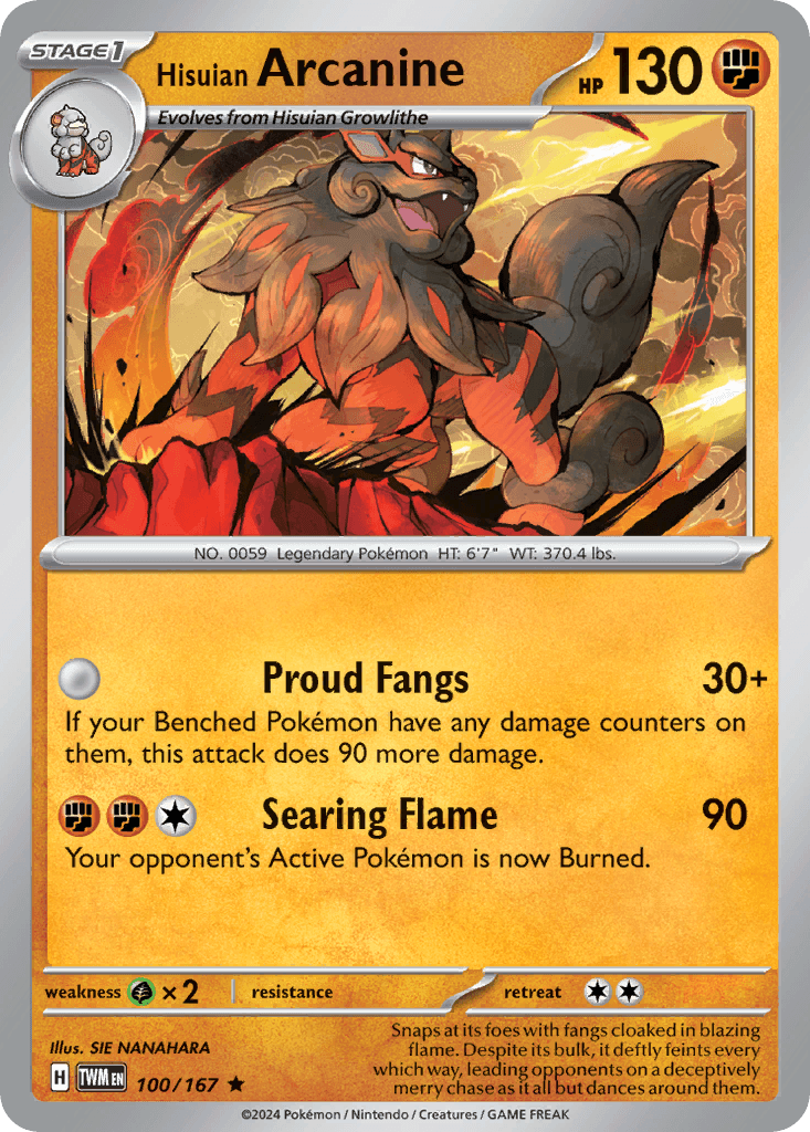 Hisuian Arcanine 100