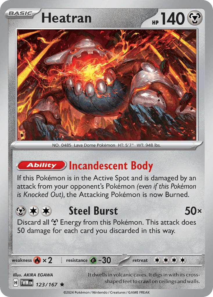Heatran 123 — Scarlet & Violet: Twilight Masquerade