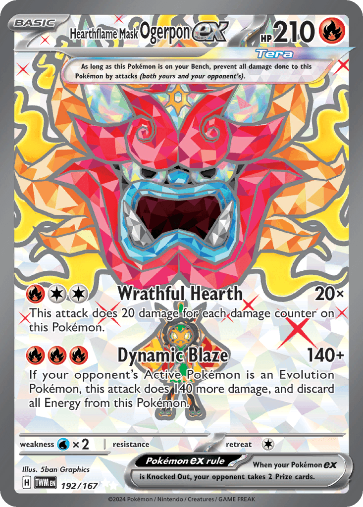 Hearthflame Mask Ogerpon ex 192