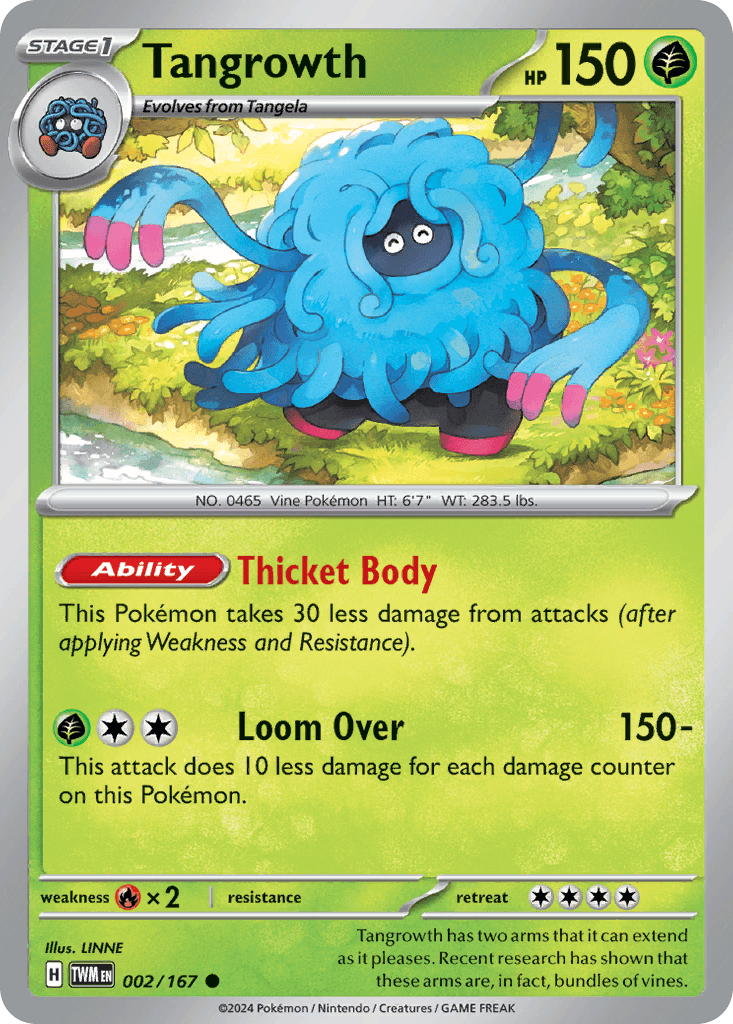 Tangrowth 2 — Scarlet & Violet: Twilight Masquerade
