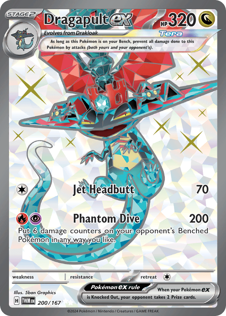 Dragapult ex 200 — Scarlet & Violet: Twilight Masquerade