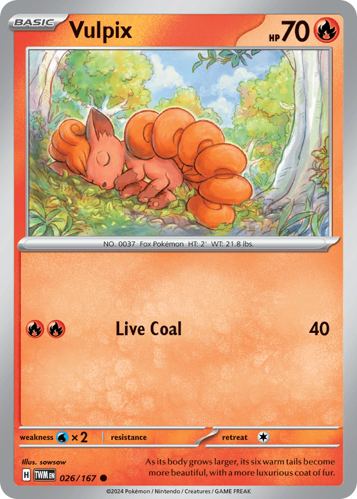 Vulpix 26 — Scarlet & Violet: Twilight Masquerade
