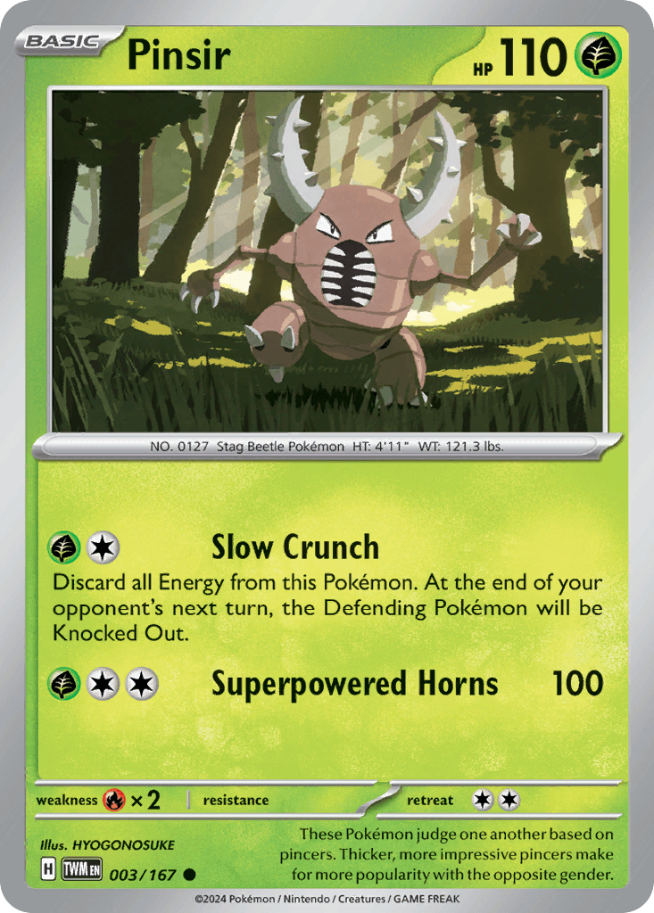 Pinsir 3 — Scarlet & Violet: Twilight Masquerade