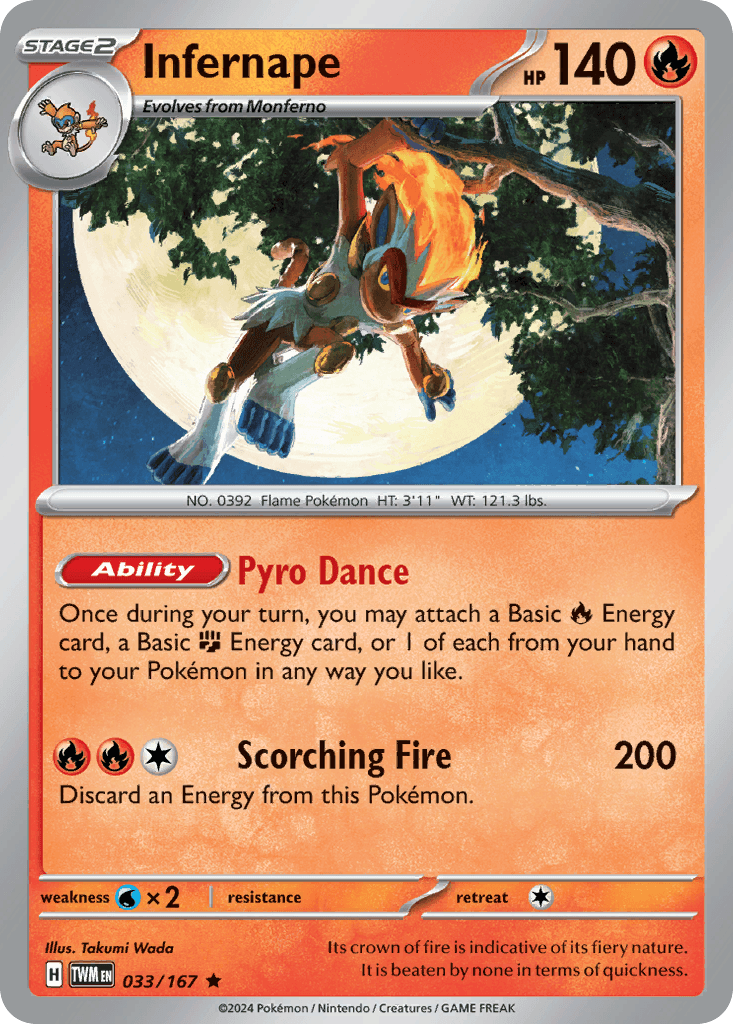Infernape 33 — Scarlet & Violet: Twilight Masquerade
