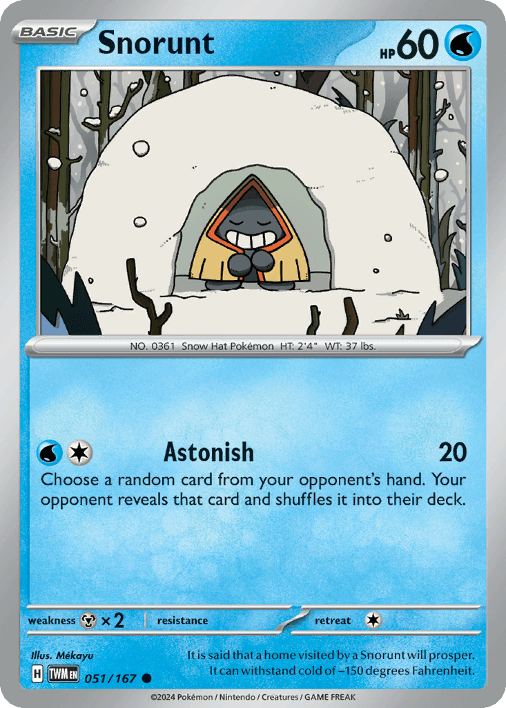 Snorunt 51 — Scarlet & Violet: Twilight Masquerade
