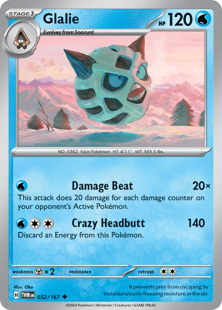 Glalie 52 — Scarlet & Violet: Twilight Masquerade