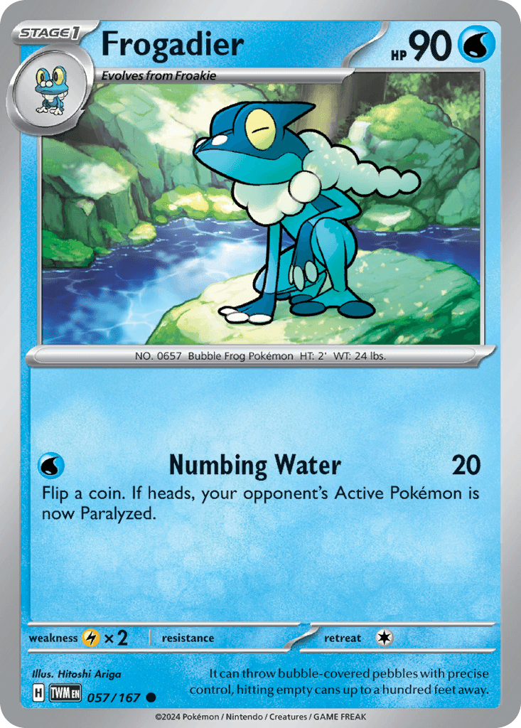 Frogadier 57 — Scarlet & Violet: Twilight Masquerade