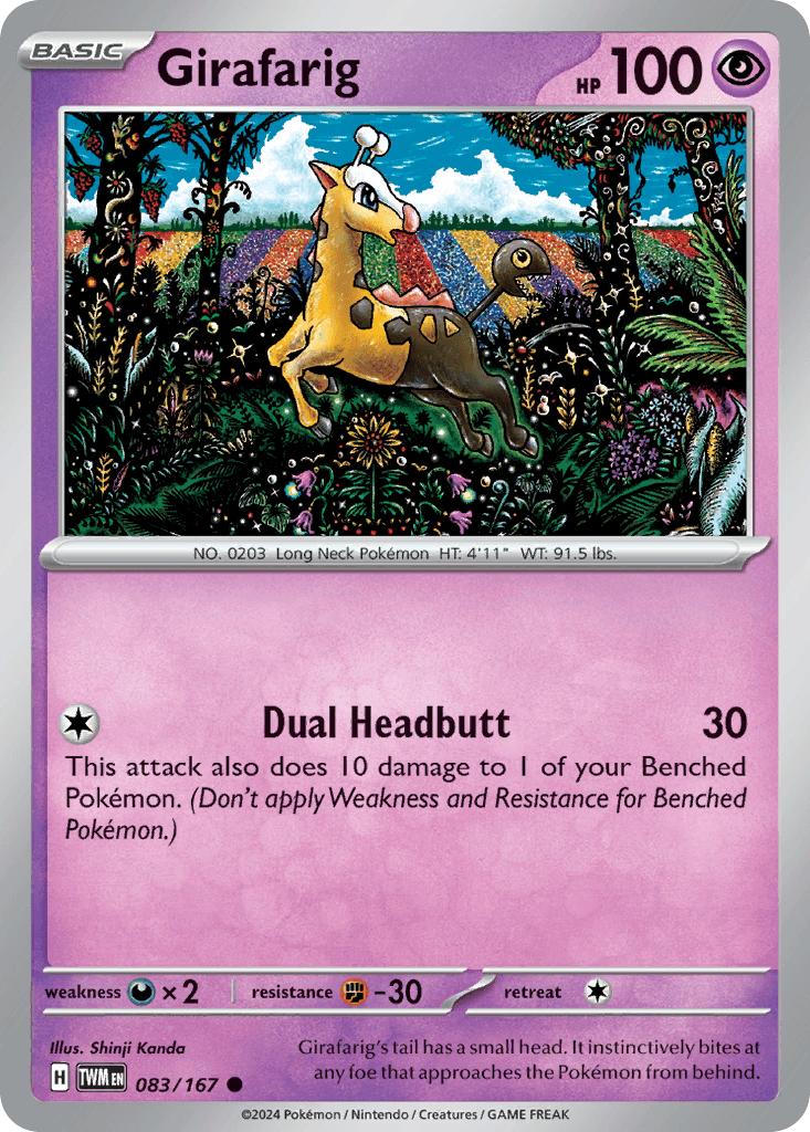 Girafarig 83 — Scarlet & Violet: Twilight Masquerade
