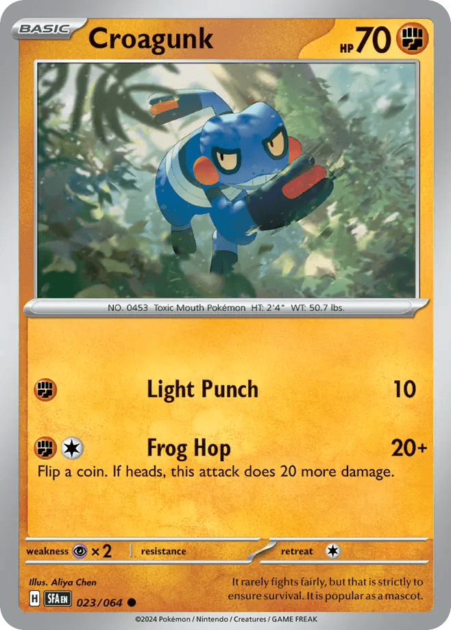Croagunk 23 — Scarlet & Violet: Shrouded Fable
