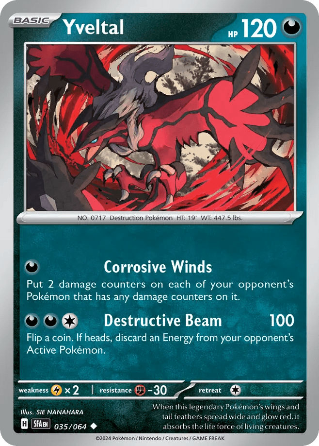 Yveltal 35 — Scarlet & Violet: Shrouded Fable