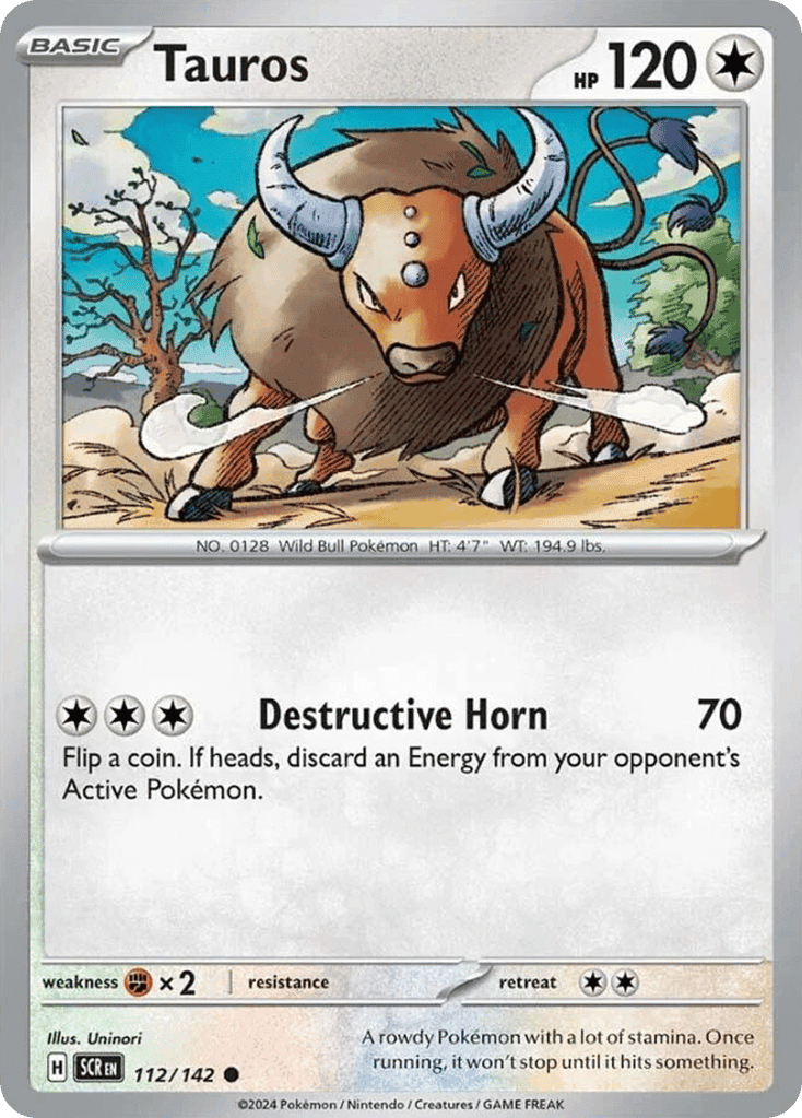 Tauros 112 — Scarlet & Violet: Stellar Crown