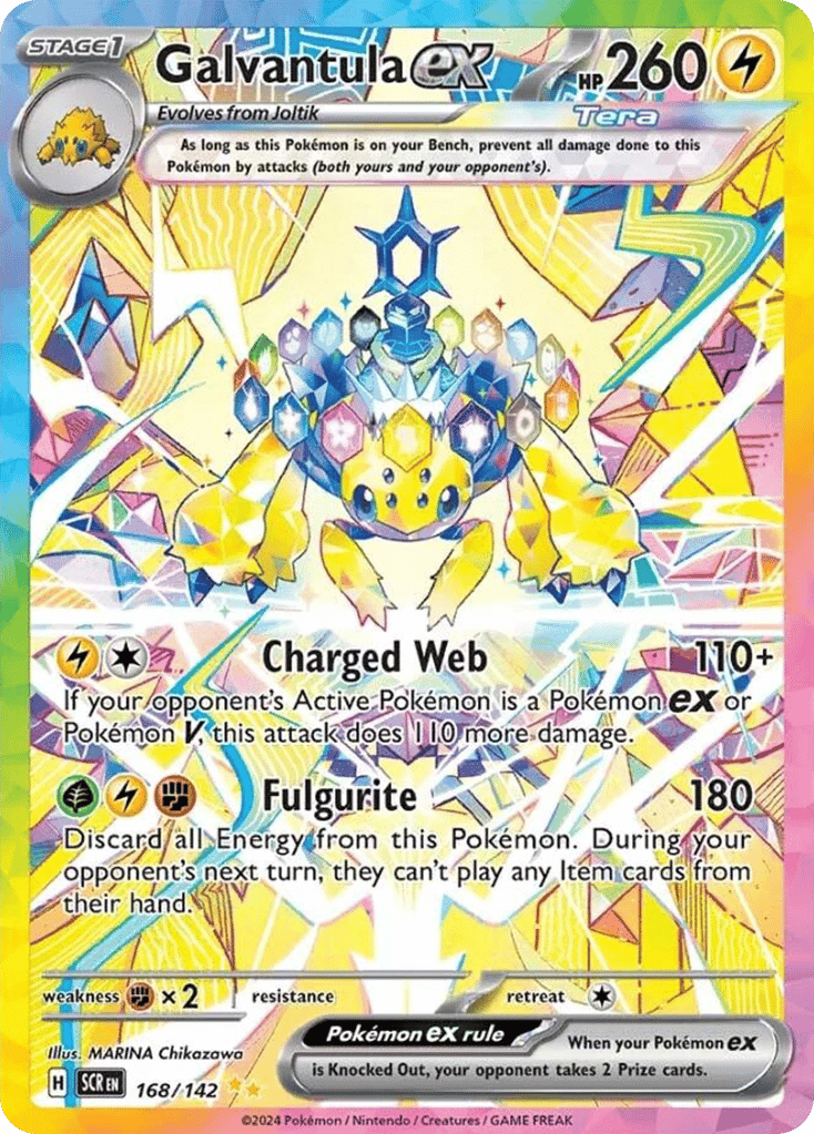 Galvantula ex 168 — Scarlet & Violet: Stellar Crown