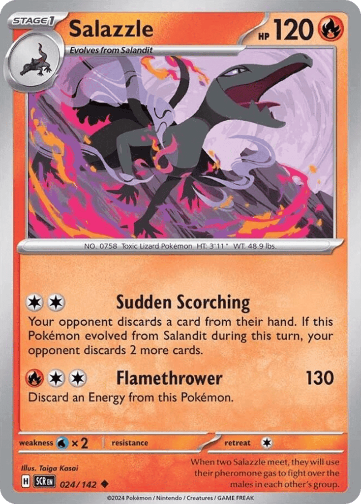 Salazzle 24 — Scarlet & Violet: Stellar Crown
