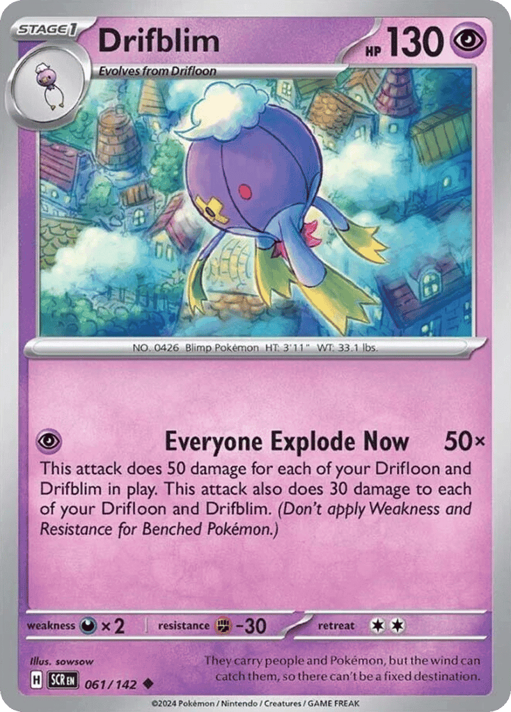 Drifblim 61 — Scarlet & Violet: Stellar Crown