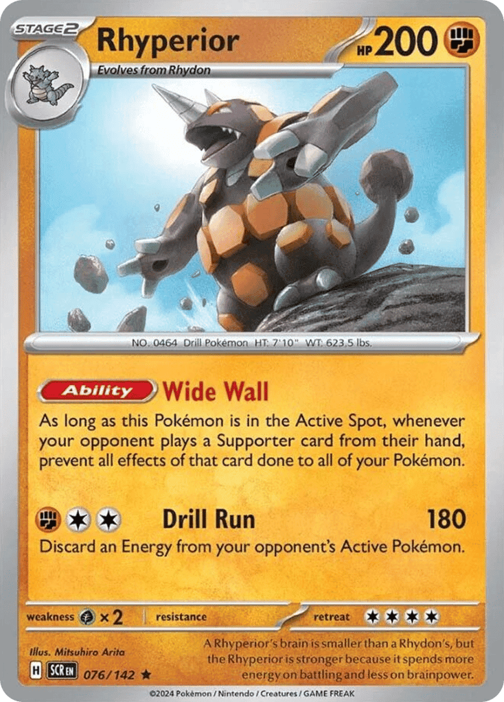 Rhyperior 76 — Scarlet & Violet: Stellar Crown