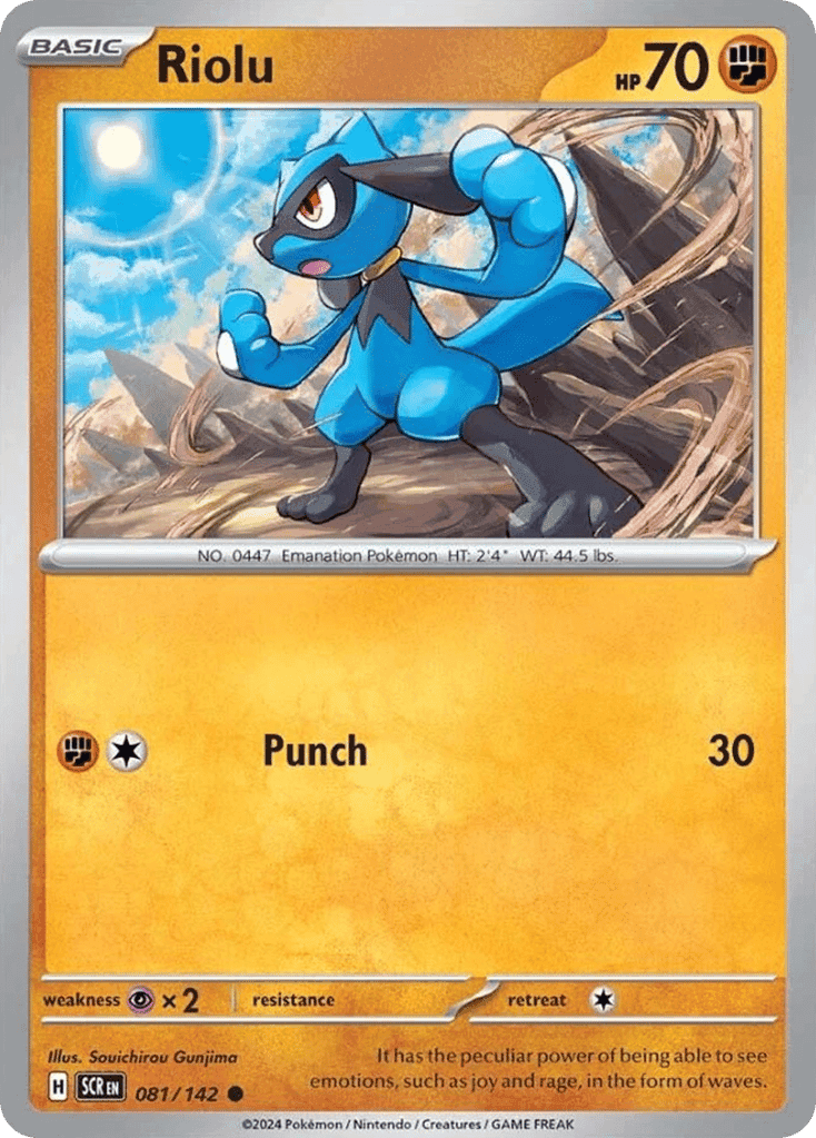 Riolu 81 — Scarlet & Violet: Stellar Crown