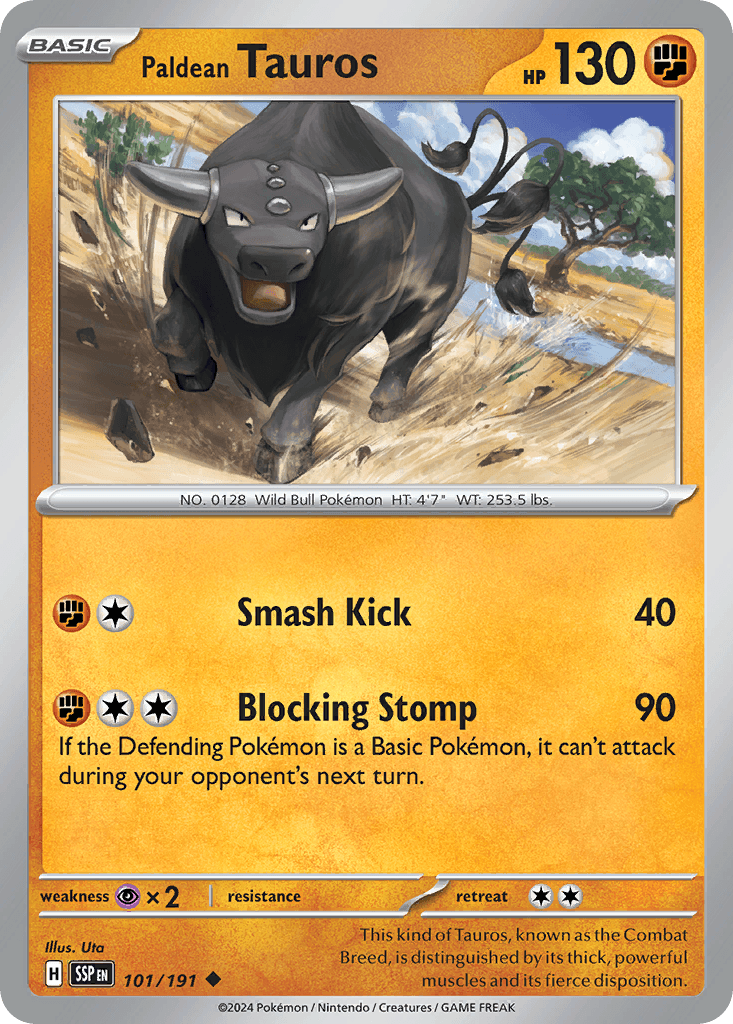 Paldean Tauros 101