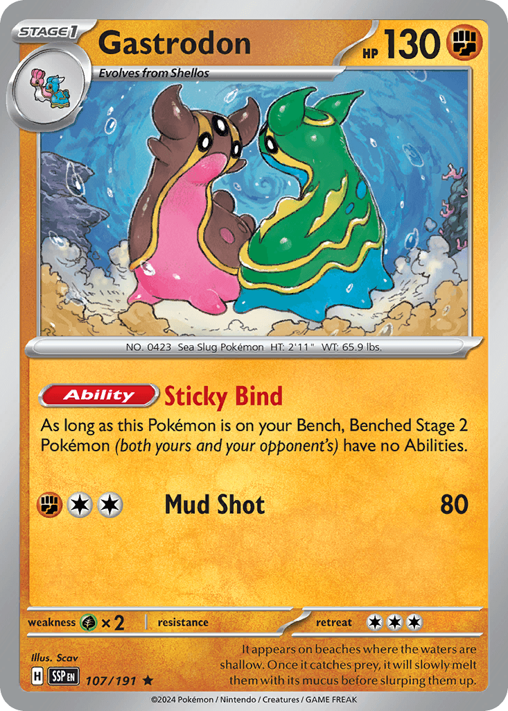 Gastrodon 107 — Scarlet & Violet: Surging Sparks