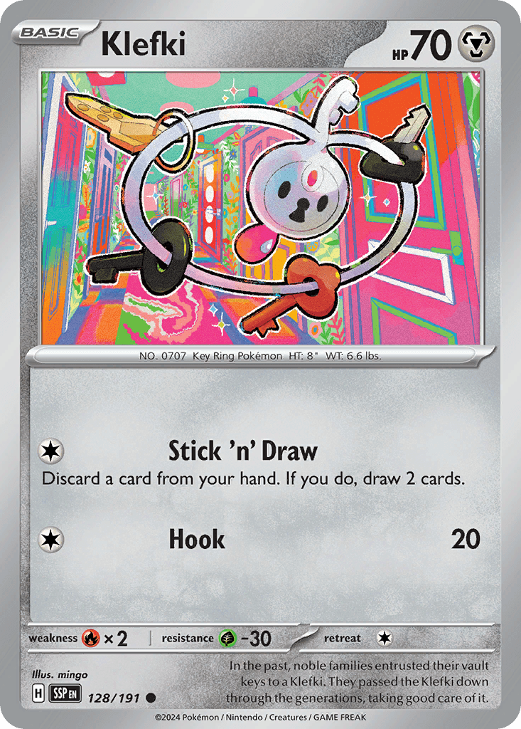 Klefki 128 — Scarlet & Violet: Surging Sparks