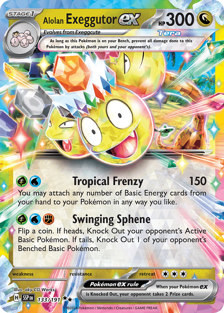 Alolan Exeggutor ex 133