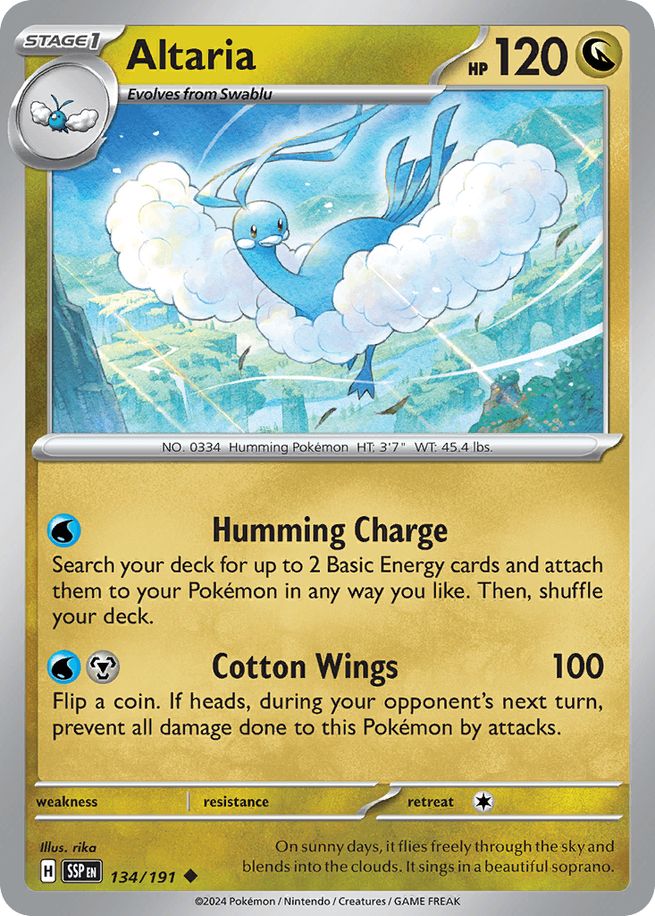 Altaria 134 — Scarlet & Violet: Surging Sparks