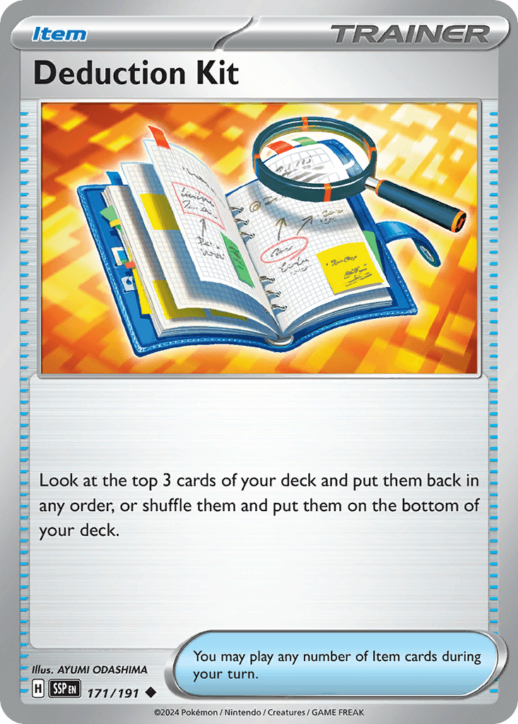 Deduction Kit 171 — Scarlet & Violet: Surging Sparks