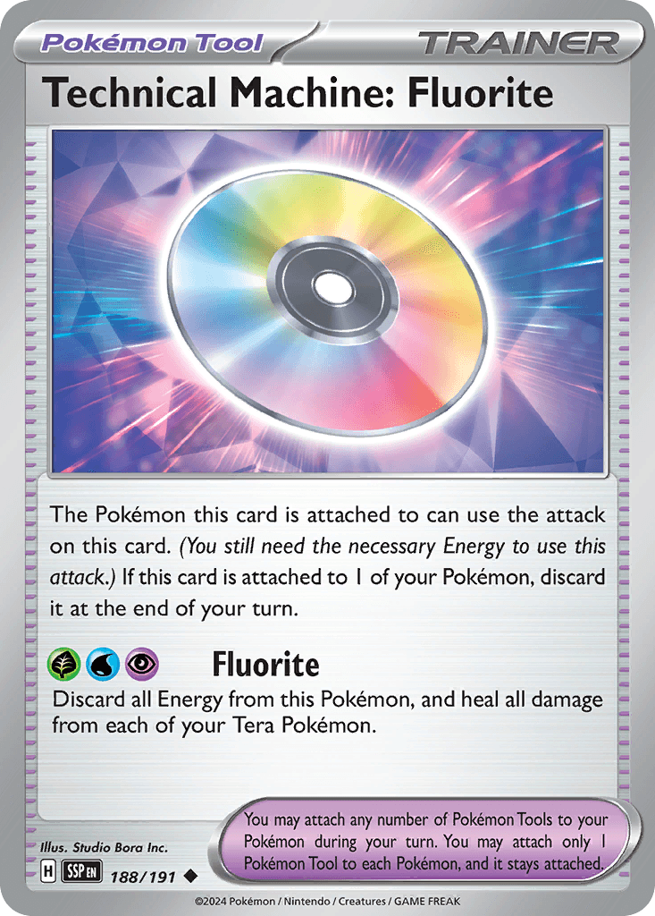Technical Machine: Fluorite 188 — Scarlet & Violet: Surging Sparks