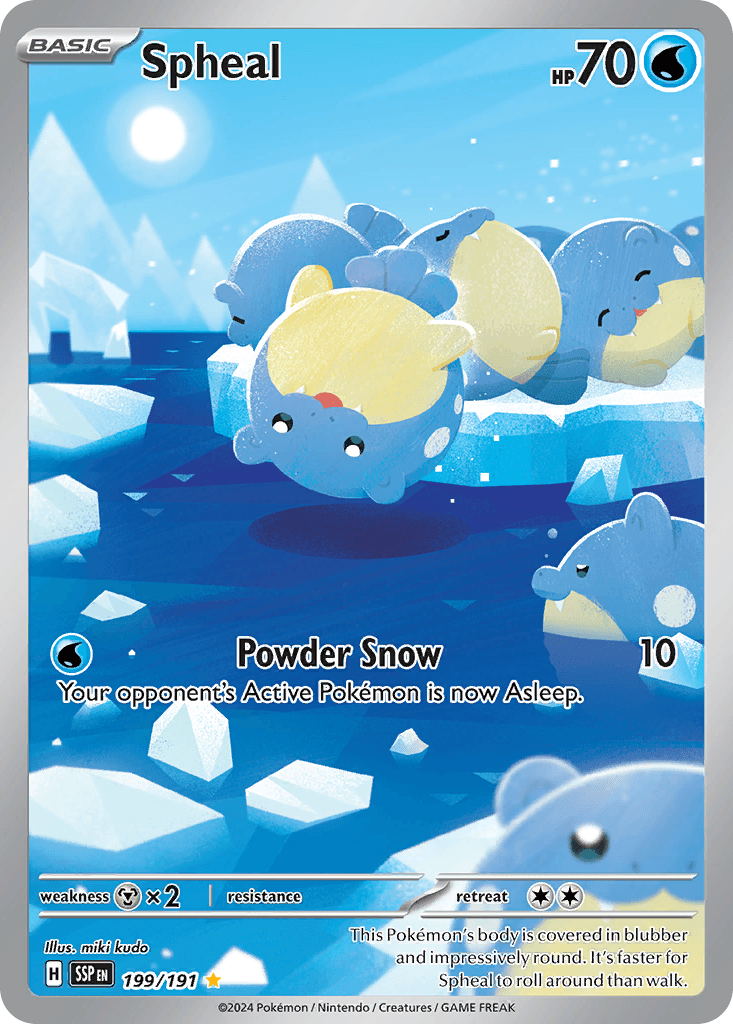 Spheal 199 — Scarlet & Violet: Surging Sparks