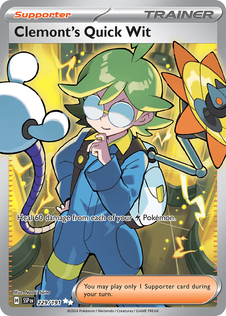 Clemont's Quick Wit 229 — Scarlet & Violet: Surging Sparks