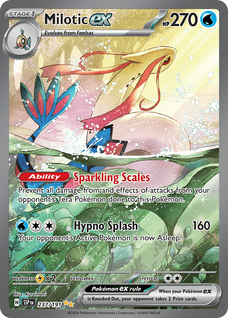 Milotic ex 237 — Scarlet & Violet: Surging Sparks
