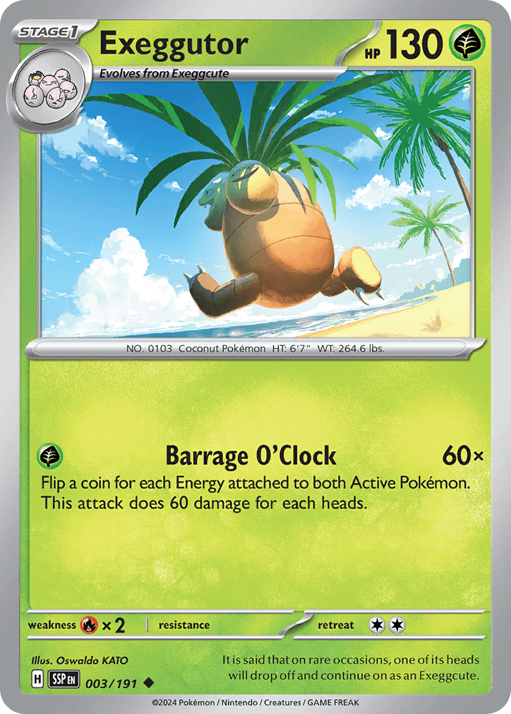 Exeggutor 3 — Scarlet & Violet: Surging Sparks