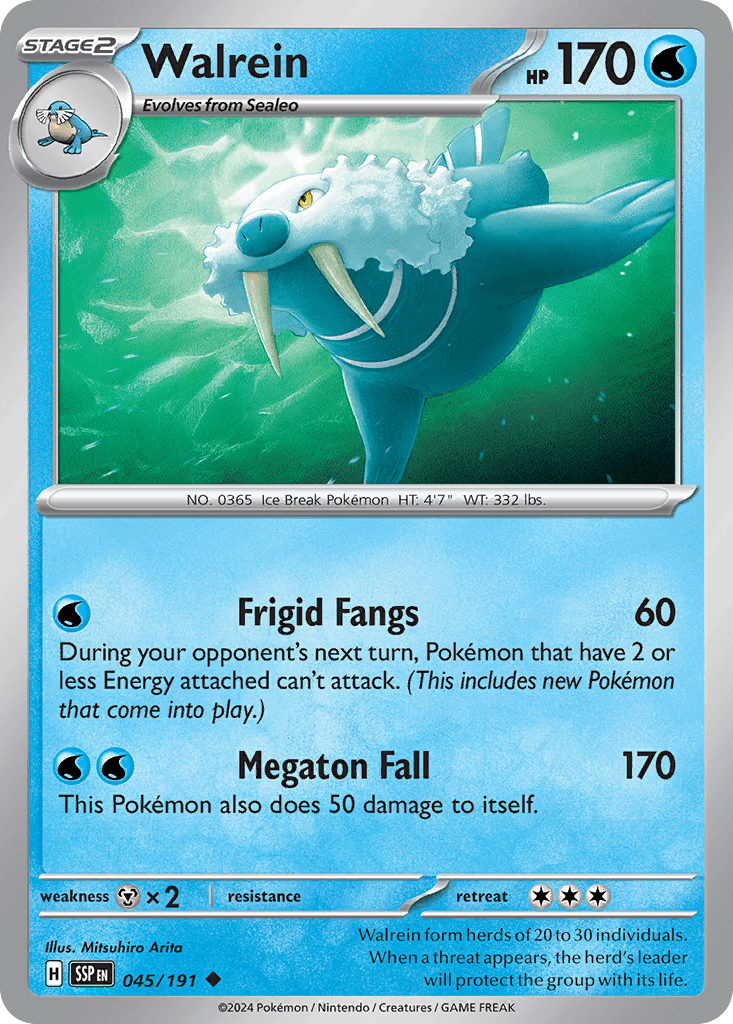 Walrein 45 — Scarlet & Violet: Surging Sparks