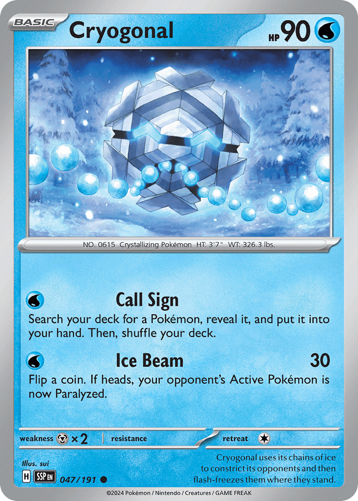 Cryogonal 47 — Scarlet & Violet: Surging Sparks