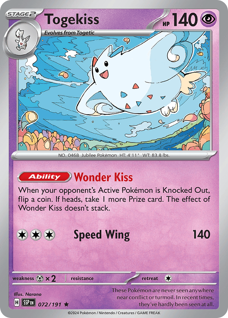 Togekiss 72 — Scarlet & Violet: Surging Sparks