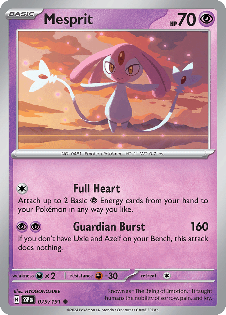 Mesprit 79 — Scarlet & Violet: Surging Sparks