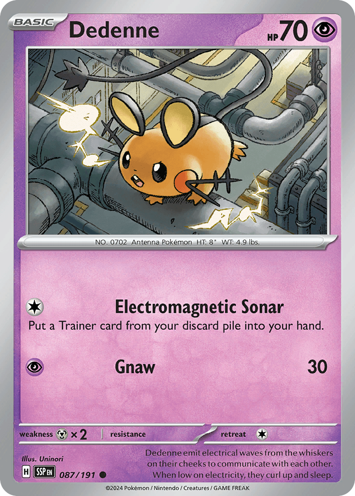 Dedenne 87 — Scarlet & Violet: Surging Sparks