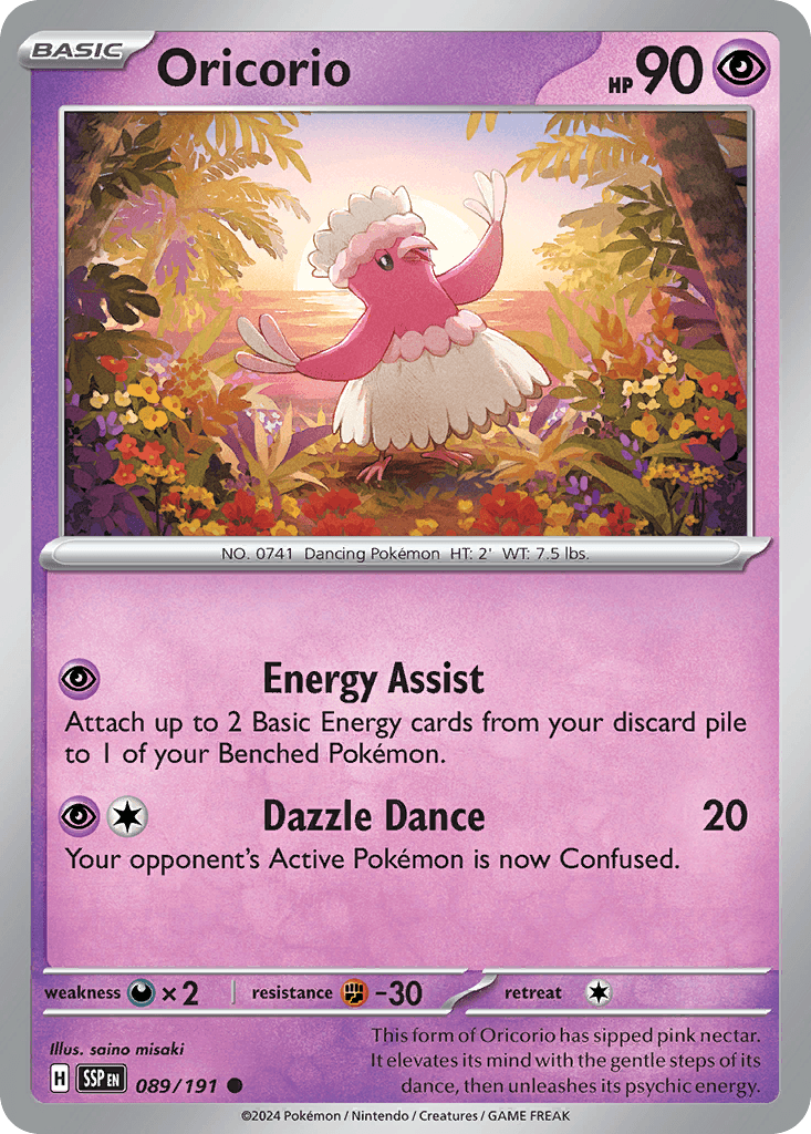 Oricorio 89 — Scarlet & Violet: Surging Sparks