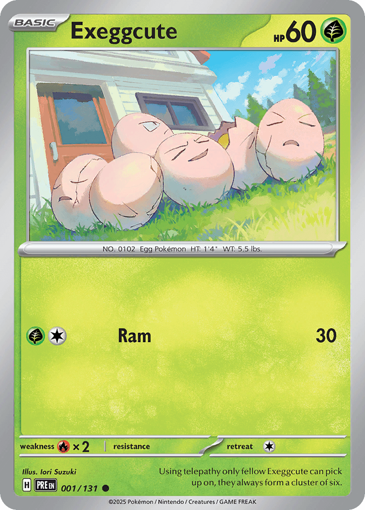 Exeggcute 1 — Scarlet & Violet: Prismatic Evolutions