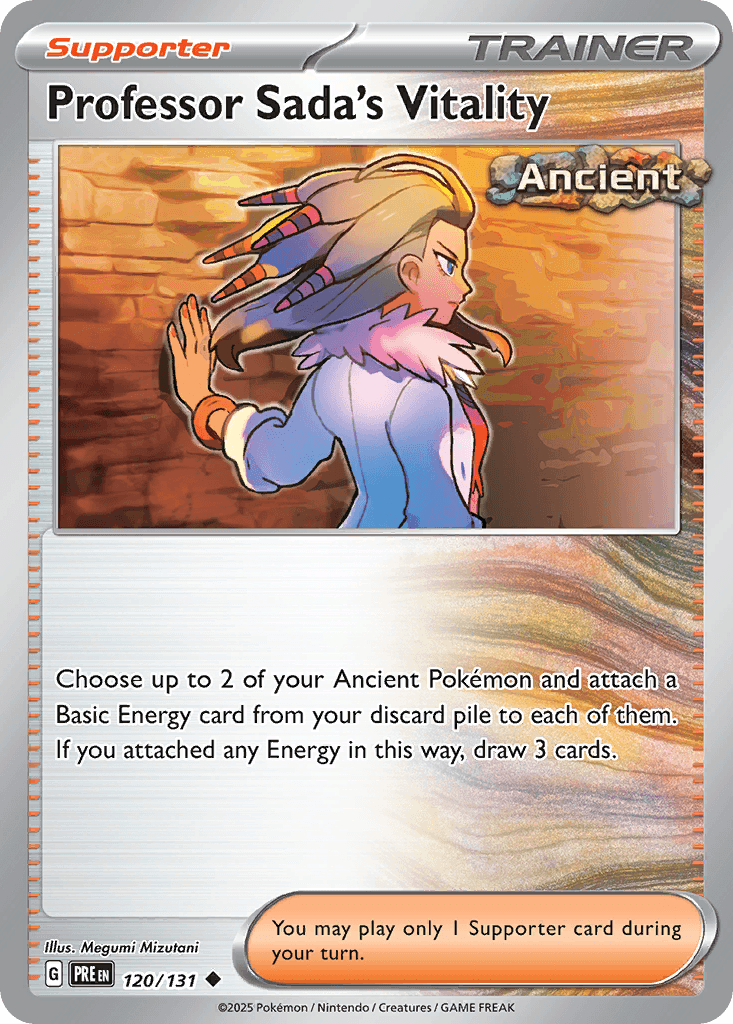 Professor Sada's Vitality 120 — Scarlet & Violet: Prismatic Evolutions