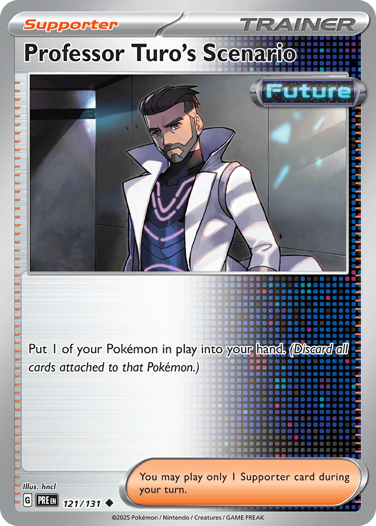 Professor Turo's Scenario 121 — Scarlet & Violet: Prismatic Evolutions