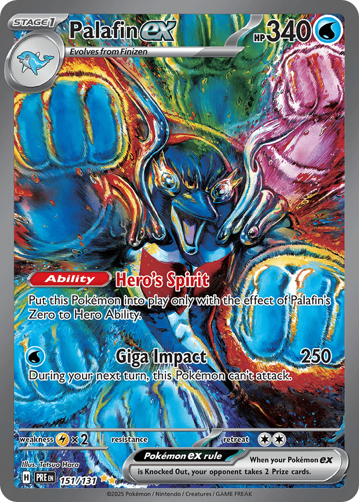 Palafin ex 151 — Scarlet & Violet: Prismatic Evolutions