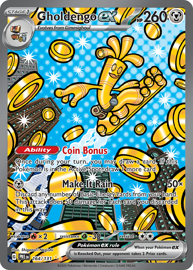 Gholdengo ex 164 — Scarlet & Violet: Prismatic Evolutions