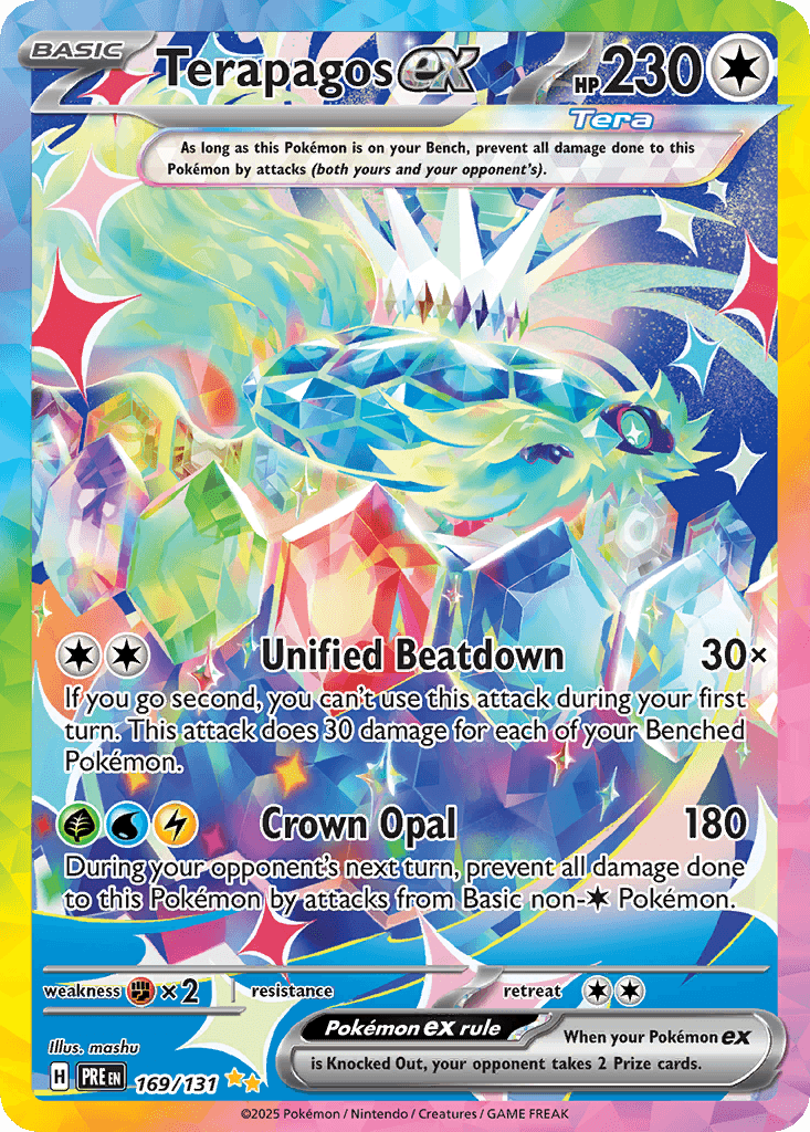 Terapagos ex 169 — Scarlet & Violet: Prismatic Evolutions
