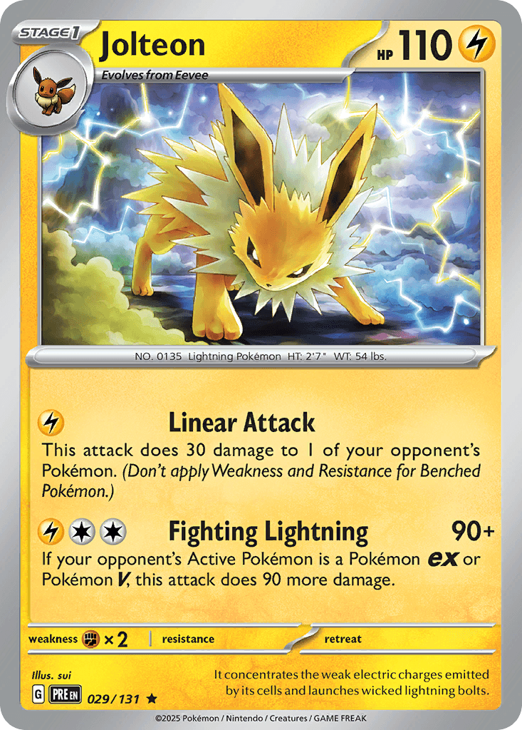 Jolteon 29 — Scarlet & Violet: Prismatic Evolutions