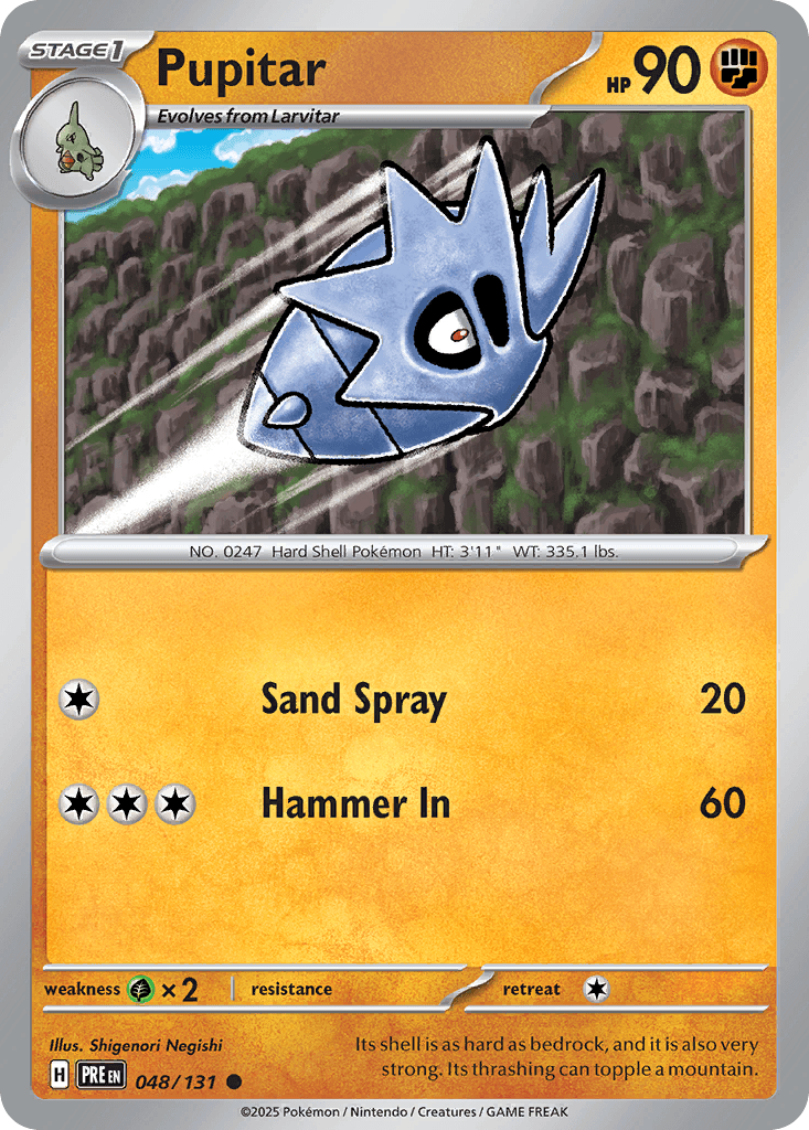 Pupitar 48 — Scarlet & Violet: Prismatic Evolutions