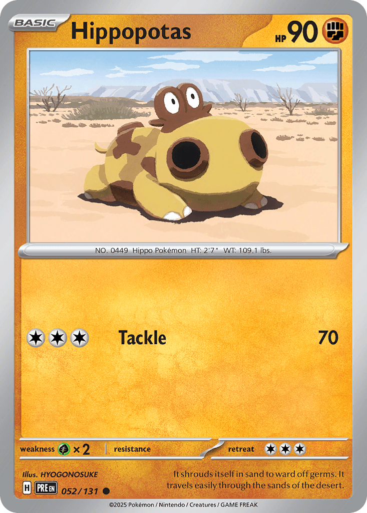 Hippopotas 52 — Scarlet & Violet: Prismatic Evolutions