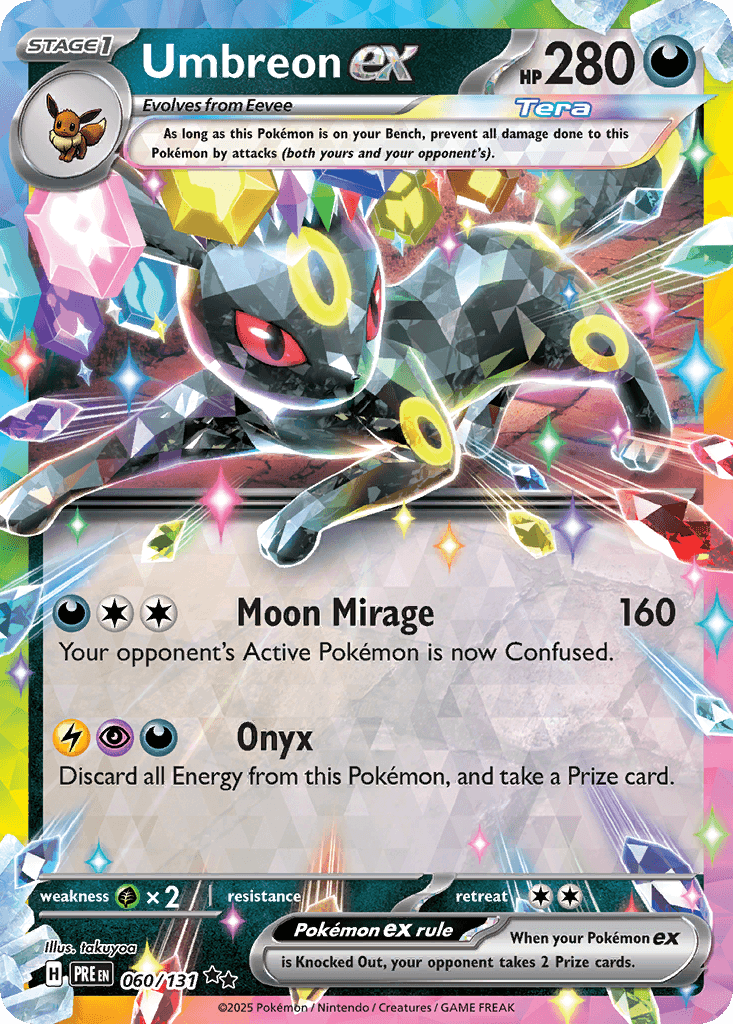 Umbreon ex 60 — Scarlet & Violet: Prismatic Evolutions