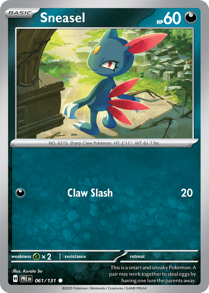 Sneasel 61 — Scarlet & Violet: Prismatic Evolutions